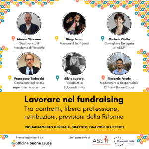 Scopri di più sull'articolo LAVORARE NEL FUNDRAISING: CONTRATTI, LIBERA PROFESSIONE, RETRIBUZIONE E PREVISIONI DELLA RIFORMA